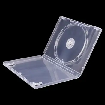 1PCS CD Laikymo Dėžutė Skaidri DVD Atveju CD Paketo Nešiojamų Namų Kinas - Vieno Disko