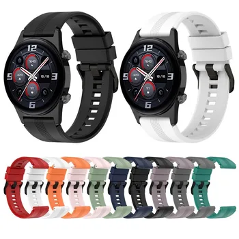 22MM Už Garbę Žiūrėti GS3 Juosta, Silikono Dirželis Huawei Honor GS 3 WatchBand Correa Smartwatch Apyrankę Pakeitimo Apyrankė