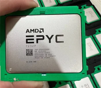 AMD EPYC 7232P 3.1 Ghz 8 Core/16 Sriegis L3 Cache 32MB TDP 120W SP3 Iki 3.2 GHz 7002 Serijos Serverio CPU