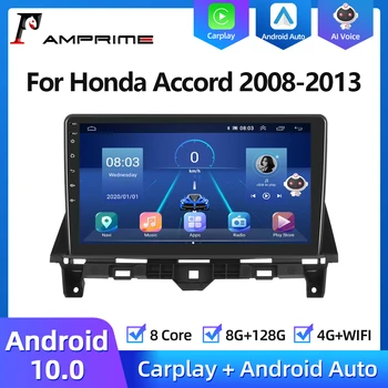 AMPrime 4G Android 11 Carplay Automobilio Radijo Honda Accord 8 (2008-2013 M Multimedijos Grotuvas GPS Navigacija, Auto Stereo 2din DVD Nr.