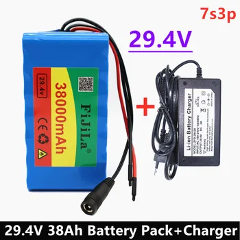 Batterie Ličio-jonų supilkite vélo électrique 7s3p, 24V, 38,0 ah, mAh 18650, 29.4 V, 38000mAh, avec chargeur