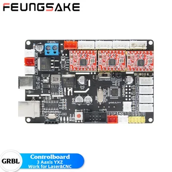 CNC Graviravimo Mašina Kontrolės Valdyba GRBL 1.1 USB 2.0 32-Bitų Lazerio Aparatas Kontrolės Valdyba GRBL Arduino Cnc Kontrolierius PWM