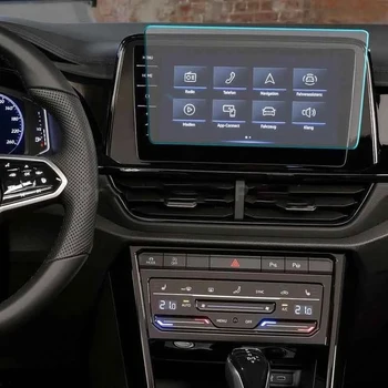 Grūdintas stiklas screen protector Volkswagen T-Roc 2022 9.2 colių Automobilių pramogų GPS navigacijos filmas LCD ekranas