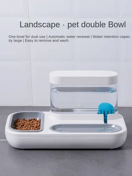 Katė vandens dozatorius mobiliojo ne plug kačių vandens tiekimo pet automatinis vandens dozatorius finansuojančiojo šuo vandens dubenėlį