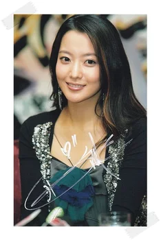 Kim Hee Seon Katie autographed pasirašė originalus foto 4*6 cm surinkimo freeshipping 02.2017