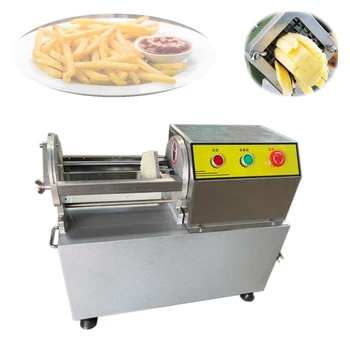Komercinių Elektros bulvių cutter machine Už Agurkų, svogūnų, morkų pjovimo juostos mašina Bulvytės mašina