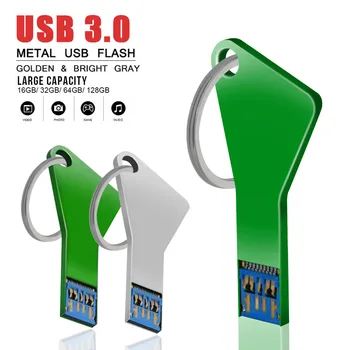 Mini metalo USB 3.0 U Disko Rakto Formos 