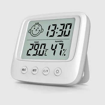 Mini Patalpų Termometras LCD Skaitmeninis Temperatūros Patalpoje Drėgmėmačiu Matuoklis Jutiklis Drėgmės Matuoklis Patalpų Temperatūros Termometras įrankiai