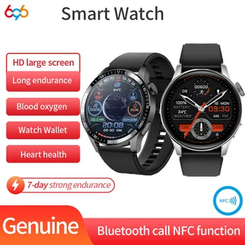Mėlynas Dantis Ryšio Smart Watch Vyrų Kraujo Spaudimas Vandeniui Smartwatch Moterų NFC Širdies ritmo Monitorius Fitneso Sportą, Skirtą 