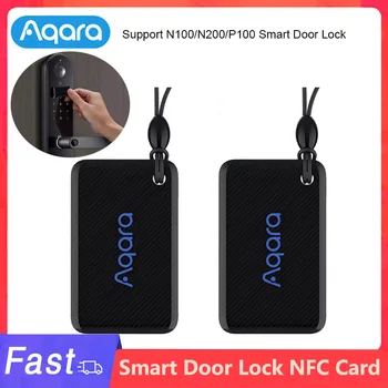 Naujausias Aqara Smart Durų Užraktas NFC Kortelės Palaikymas Aqara Smart Durų Užraktas N 