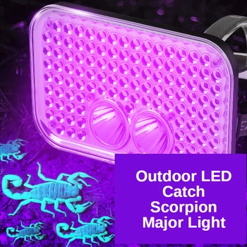 Naujos Lauko Stiprus Šviesos diodų (LED) Žibintų, Vandeniui Galvos pritvirtinti Žibintuvėlį, Įkrovimo Raudonos Šviesos Skorpionas Catcher Šviesos