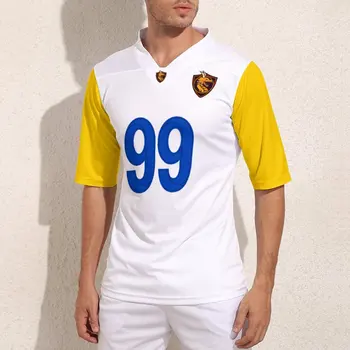 Pagal Užsakymą Pagaminti Los Andžele 99 Balta Regbio Jersey Retro Komandos Tinkinti Futbolininkų Kolegija Vyrų Regbio Marškinėliai
