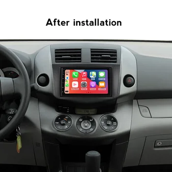Paramos Carplay Galinio vaizdo Kamera, 7 Colių Android Automobilio Multimedijos Grotuvo Toyota RAV4 Rav 4 2005-2013 Wifi BT 2 Din GPS Navigacijos