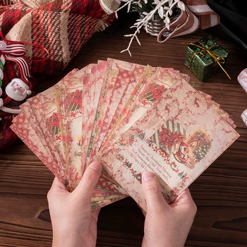 Retro Christmas Series Dekoratyvinės Medžiagos, Popieriaus Dovanų Pakavimo Popierius Koliažas Šiukšlių Žurnalų Scrapbookings Kanceliarinės Prekės Tiekimo