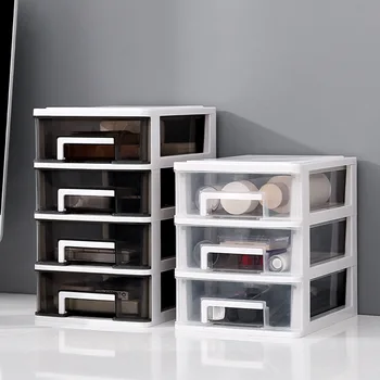 Skaidrus Kosmetikos Laikymo Dėžutė Papuošalų sudaro Organizatorius Multi-layer Stalčių Dizaino Plastiko Talpykla, Skirti Odininkas Stalas