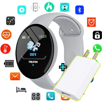 Smart Watch Vyrų Kraujo Spaudimas Vandeniui Smartwatch Moterų Širdies ritmo Monitorius Fitneso skaitmeninis Žiūrėti Sporto Nemokamas Pristatymas Laikrodžiai