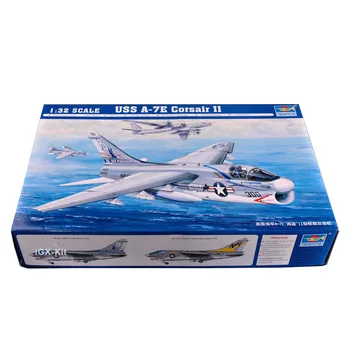 Trimitininkas 02231 1: 32 USS A7E Corsair II Laivo Atakos Lėktuvų, Karinių Asamblėjos Plastiko Žaislas Amatų modelių Kūrimo Rinkinį