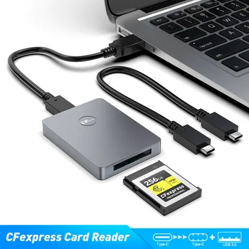UTHAI C78 CFexpress Kortelių Skaitytuvas USB3.1 Gen2 Tipas B, C Adapteris Paramos CFE Atminties Kortelės 128G 256G 512G USB3.0 Su Laido SLR