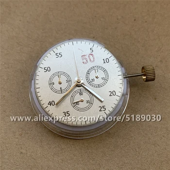 Vintage Retro Klonas Automatinis Laikrodis Judėjimo 3.6.9 Chronogrpah Azijos 7750 Mechnical Pakeitimo Remontas Judėjimo 7753