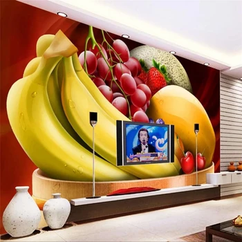 wellyu Užsakymą tapetai, 3d foto freskomis Gyvenimo kambario, miegamasis vaisių natiurmortas apdailos tapybos sienos, TV foną, sienos popieriaus