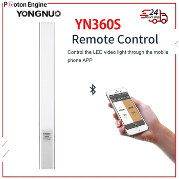 Yongnuo YN360S Ultra-plonas,lengvas Kišeninis Ledo Lazdas, LED Vaizdo Šviesos, 3200k, kad 5500k Kontroliuojama Telefono App Kameros LED apšvietimas